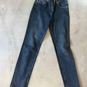 Uterque Dark Blue Skinny Jeans